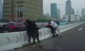 延安高架打架爆料视频,视频揭露激烈打斗场面  第2张